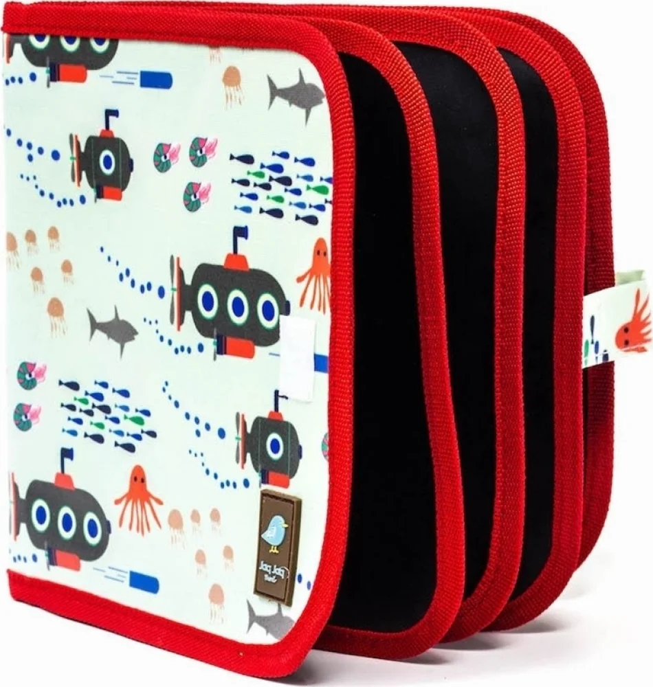 Jaq Jaq Bird Ζωγραφική Doodle It & Go Erasable Book - 1
