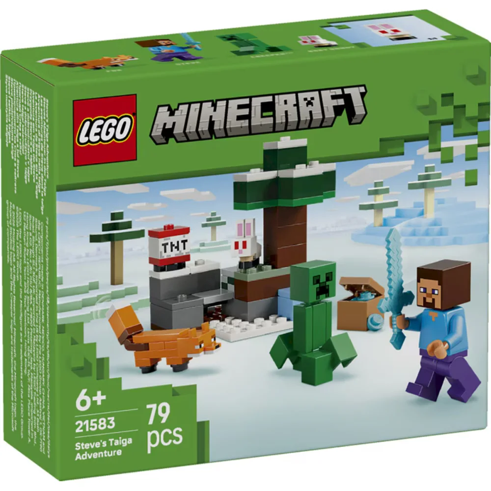Lego Minecraft Steves Taiga Adventure - 1