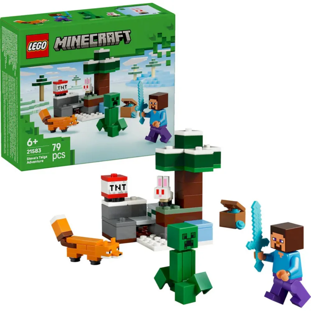Lego Minecraft Steves Taiga Adventure - 2