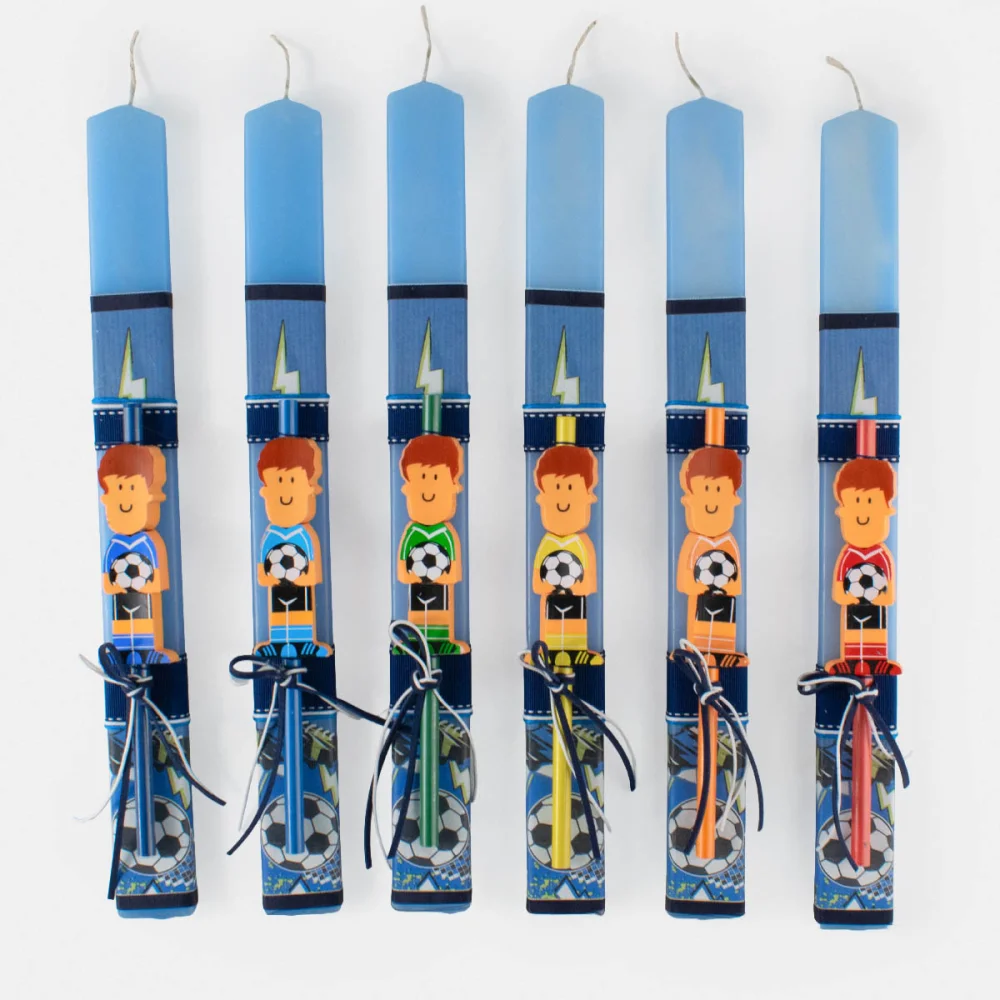 Λαμπάδα Πλακέ με Μολύβι-Γόμα Ποδόσφαιρο - 3