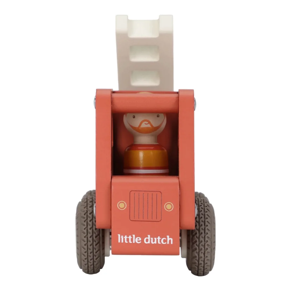 Little Dutch Ξύλινο Πυροσβεστικό Όχημα - 6