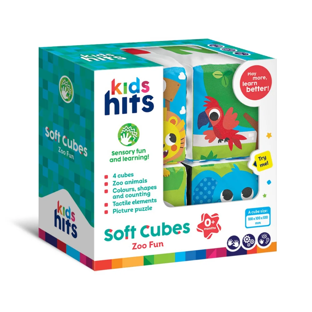 Kids Hits Μαλακοί Κύβοι Ζωολογικός Κήπος - 9