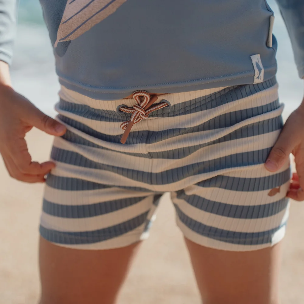 Little Dutch Παιδικό Μαγιό για Αγόρια Ocean Blue Stripes 6-12 μηνών - 4