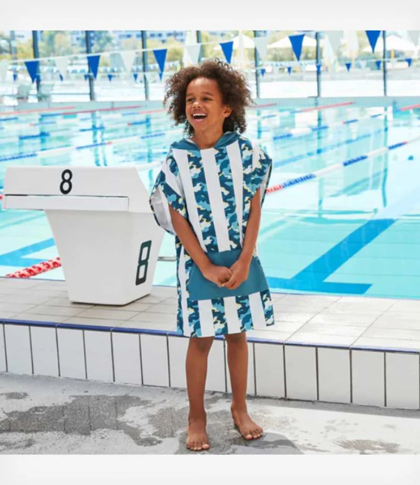 Dock & Bay Παιδικό Πόντσο Quickdry Cool Camo Microfiber 3-5 ετών - 2