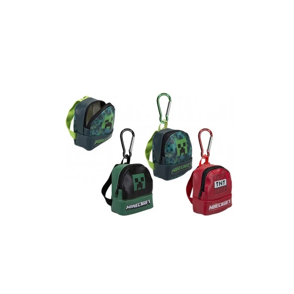 PMS Μπρελόκ Minecraft Micro Backpack Bag 10 εκ. - 1