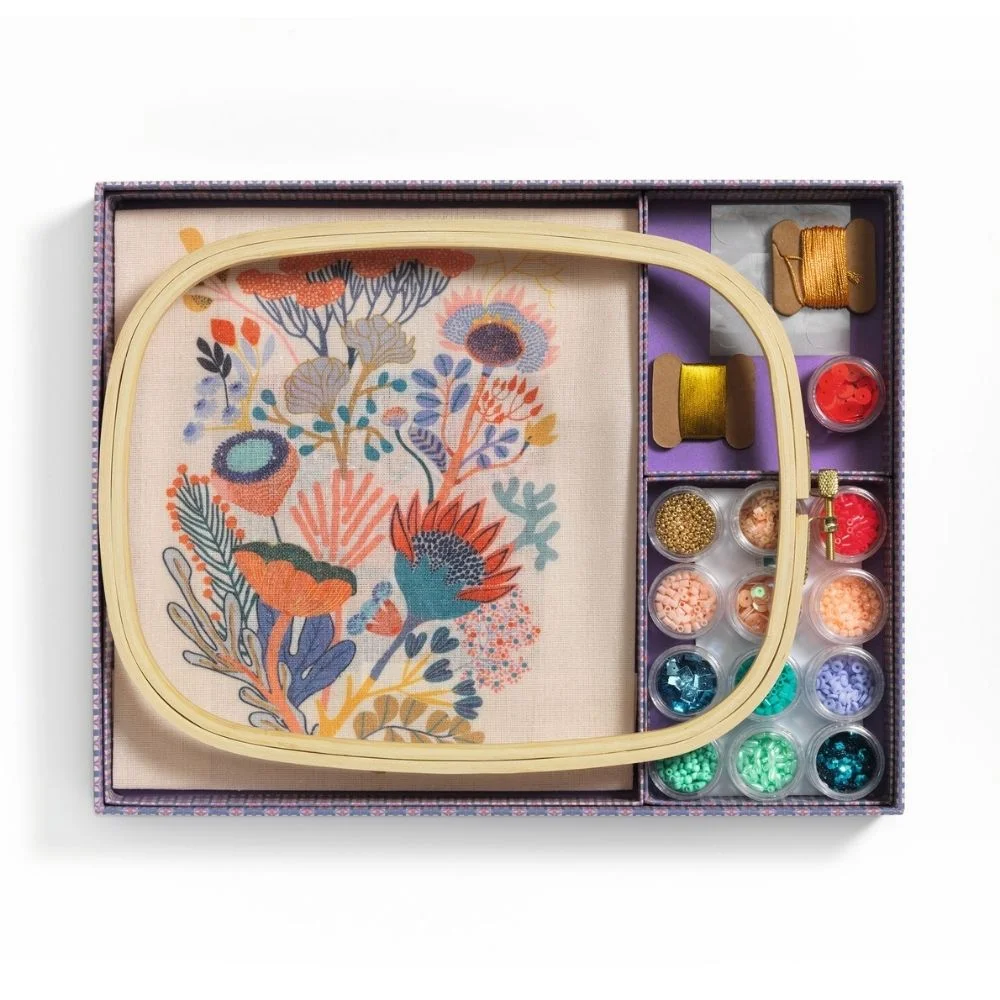 Djeco Atelier 58 Κέντημα Λουλούδια - 3
