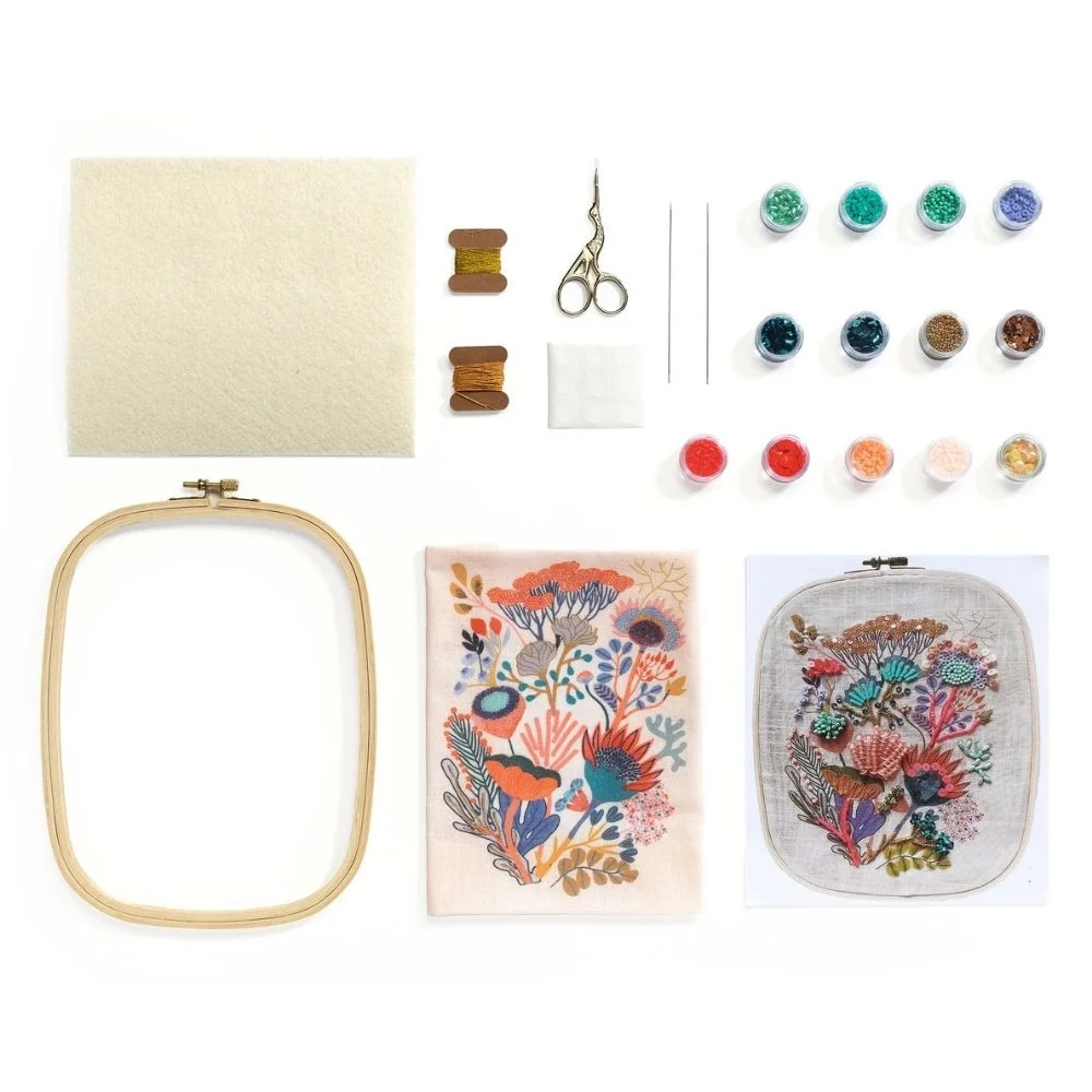 Djeco Atelier 58 Κέντημα Λουλούδια - 4