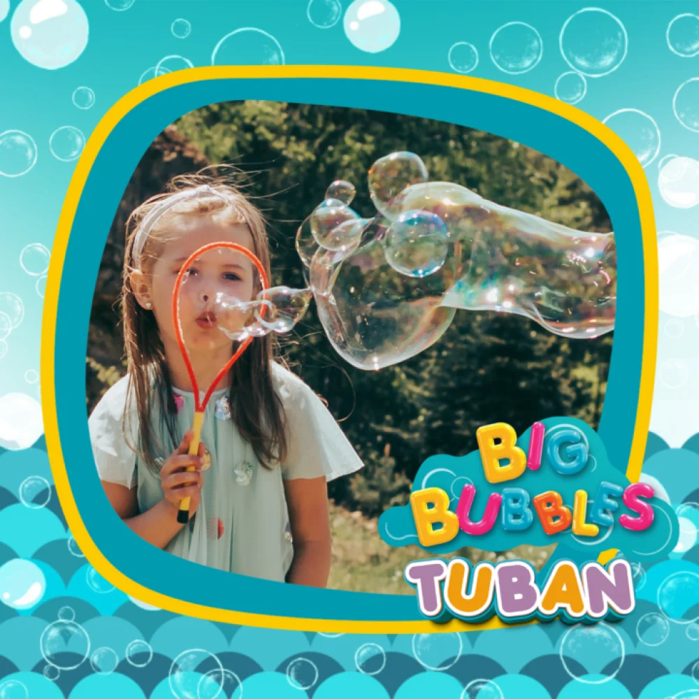 Tuban Σετ Σαπουνόφουσκες - Στεφάνι για Μεγάλες Φούσκες 400 ml - 3