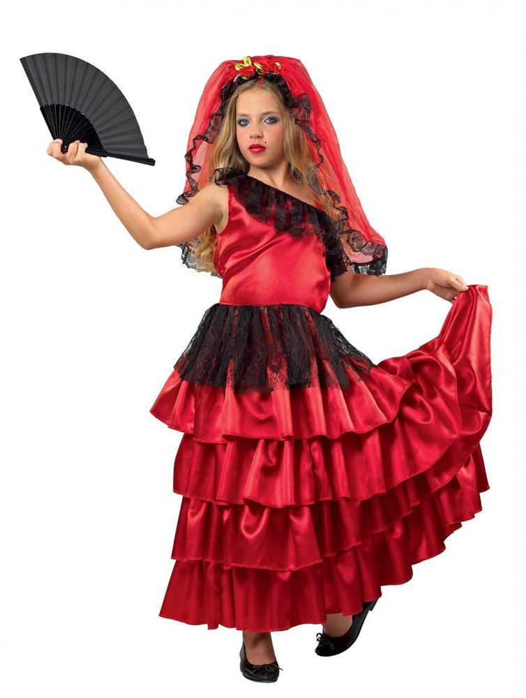 Αποκριάτικη Παιδική Στολή Σπανιόλα Deluxe Νο 6 ετών - 1