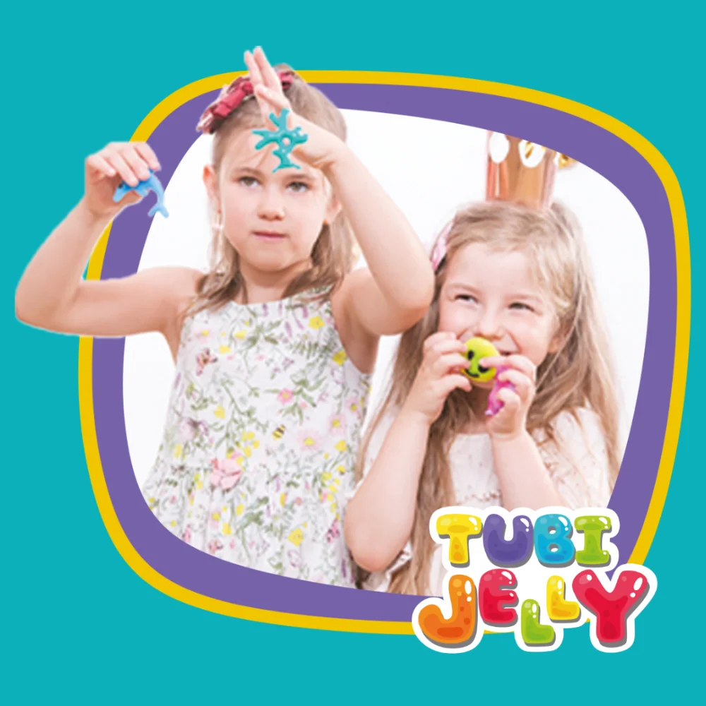 Tuban Σετ Tubi Jelly Γλυκά για Δημιουργία 3D Φιγούρων Gel σε 3 Χρώματα - 3