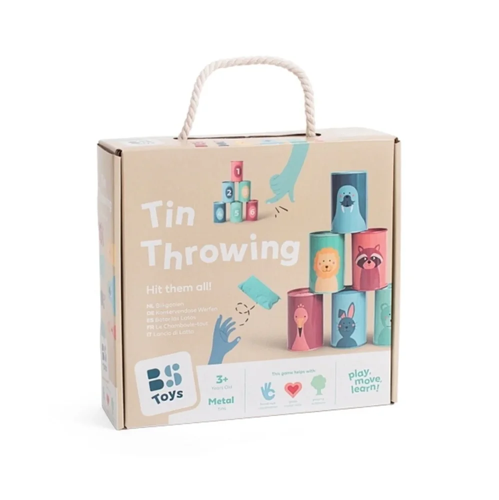 Bs Toys Tin Throwing Τενεκεδάκια Ζωάκια - 6