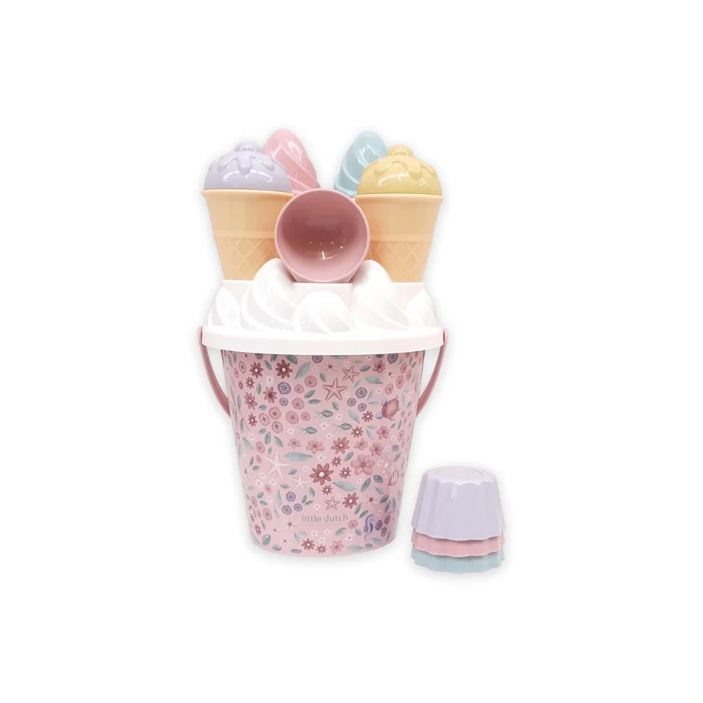 Little Dutch Σετ Κουβαδάκια Παραλίας Icecream Dreamy Mermaid Ροζ - 1