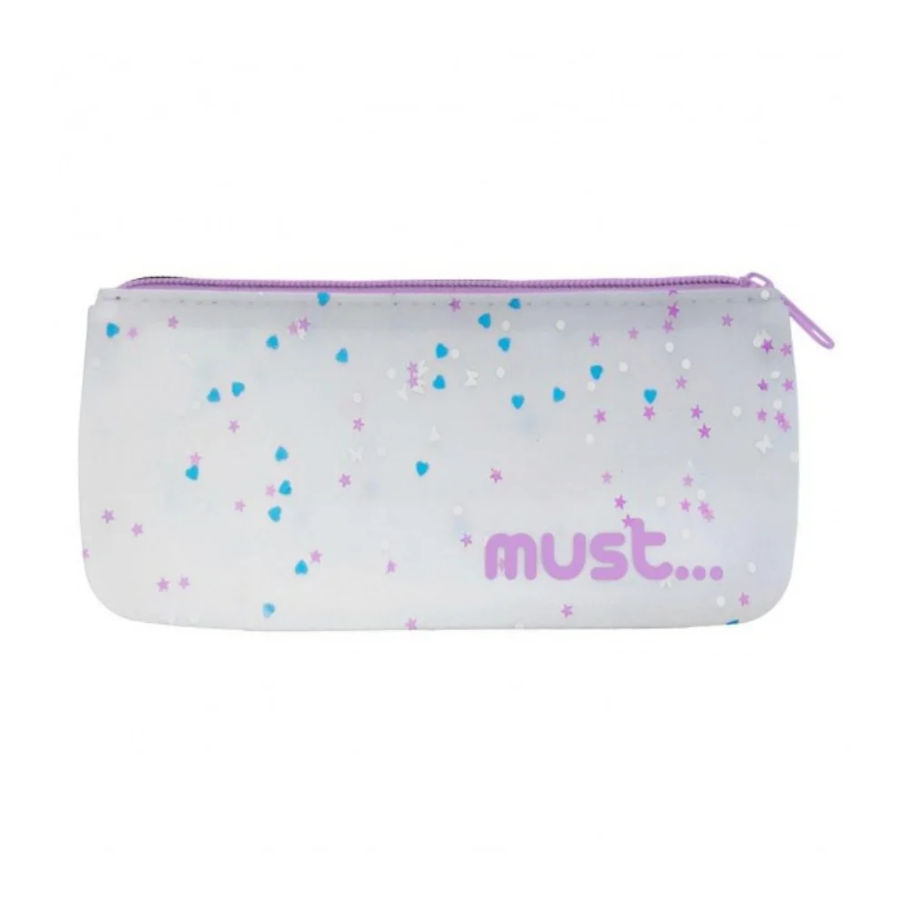 Must Focus Κασετίνα Σιλικόνης Φλατ Κονφετί σε 4 Χρώματα - 4