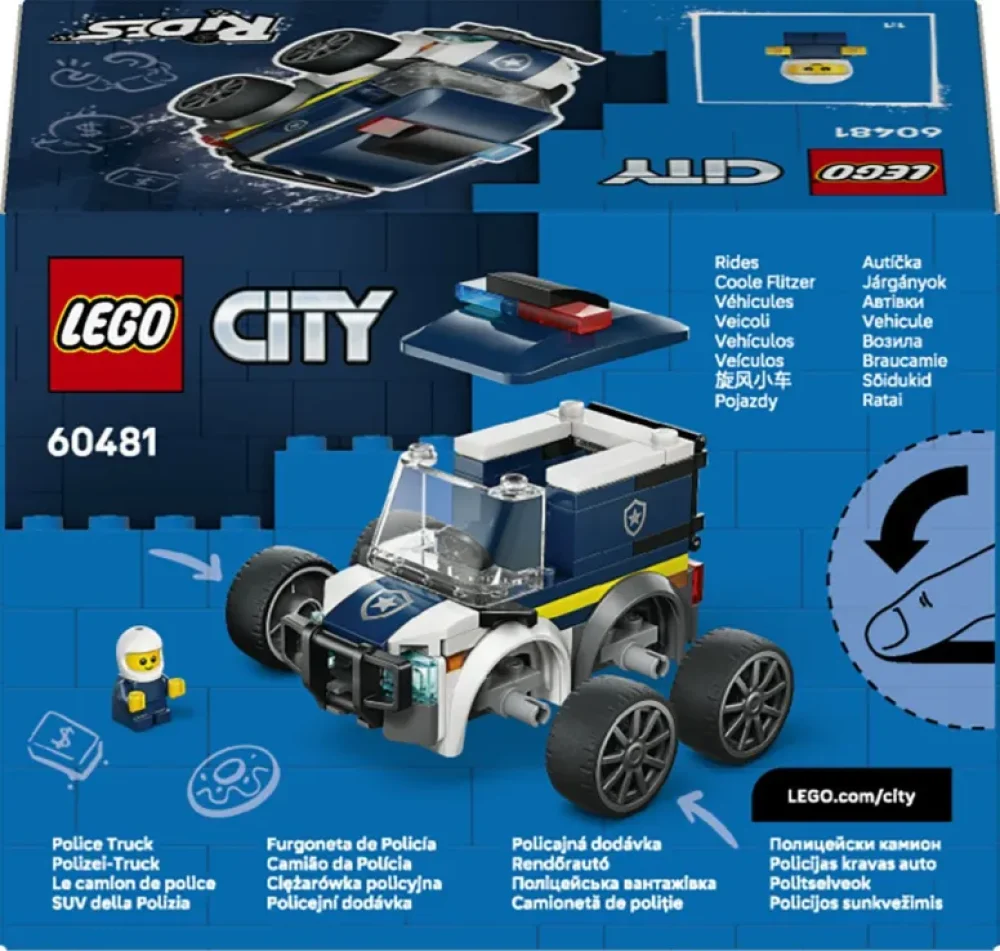 Lego City Rides Police Truck - 8