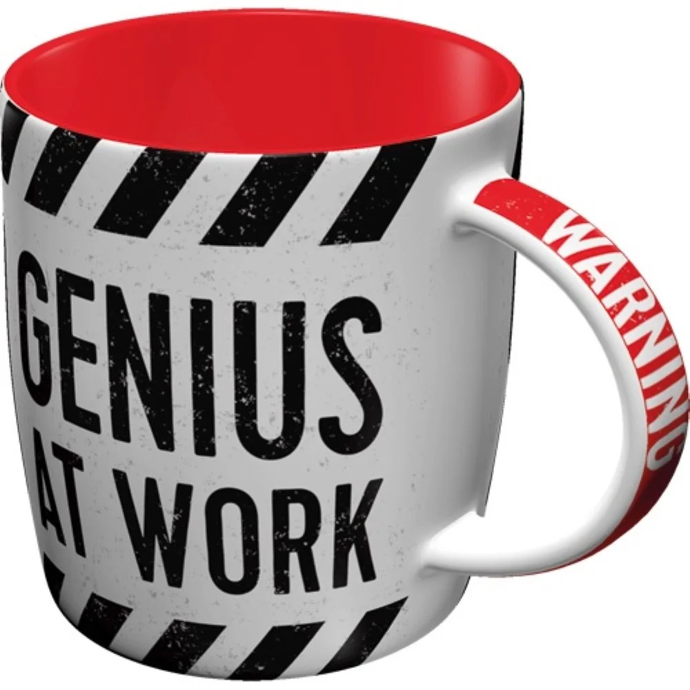 Nostalgic Κούπα Achtung Genius at Work 330 ml - 2