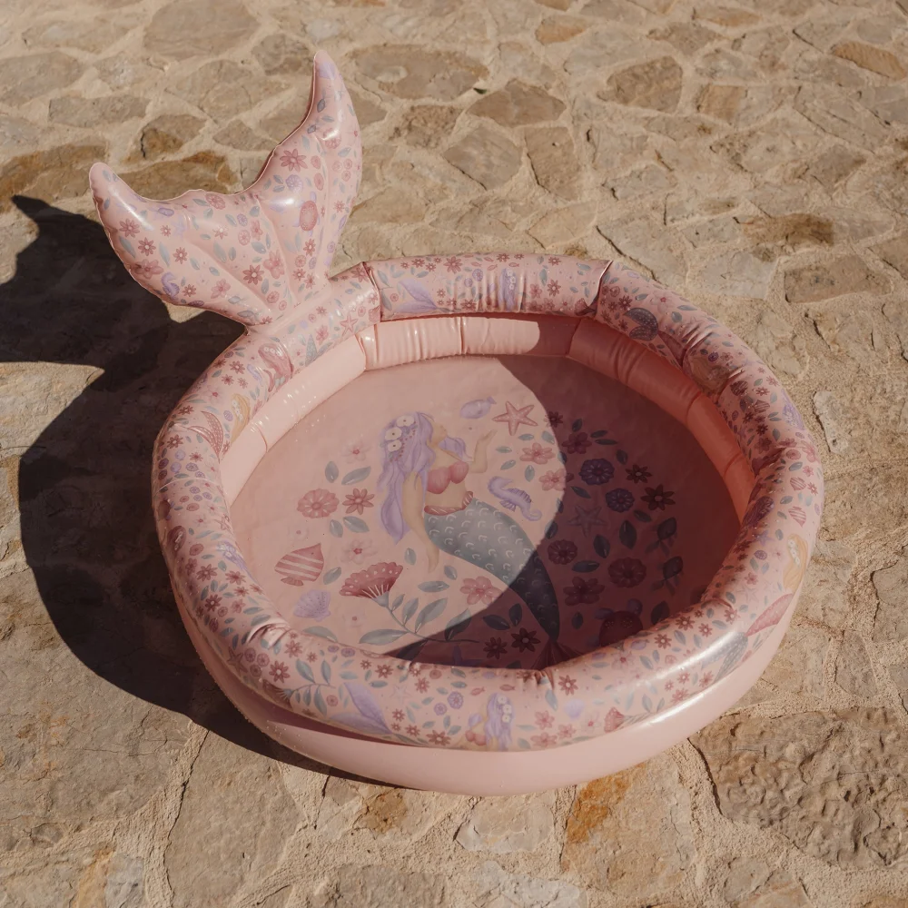 Little Dutch Φουσκωτή Πισίνα με Ουρά Γοργόνας Dreamy Mermaid 80 εκ. - 5