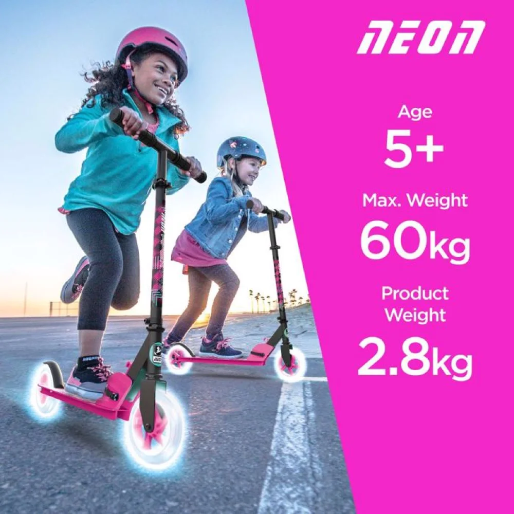 Y-Volution Πατίνι Neon Apex 145 Ροζ - 4