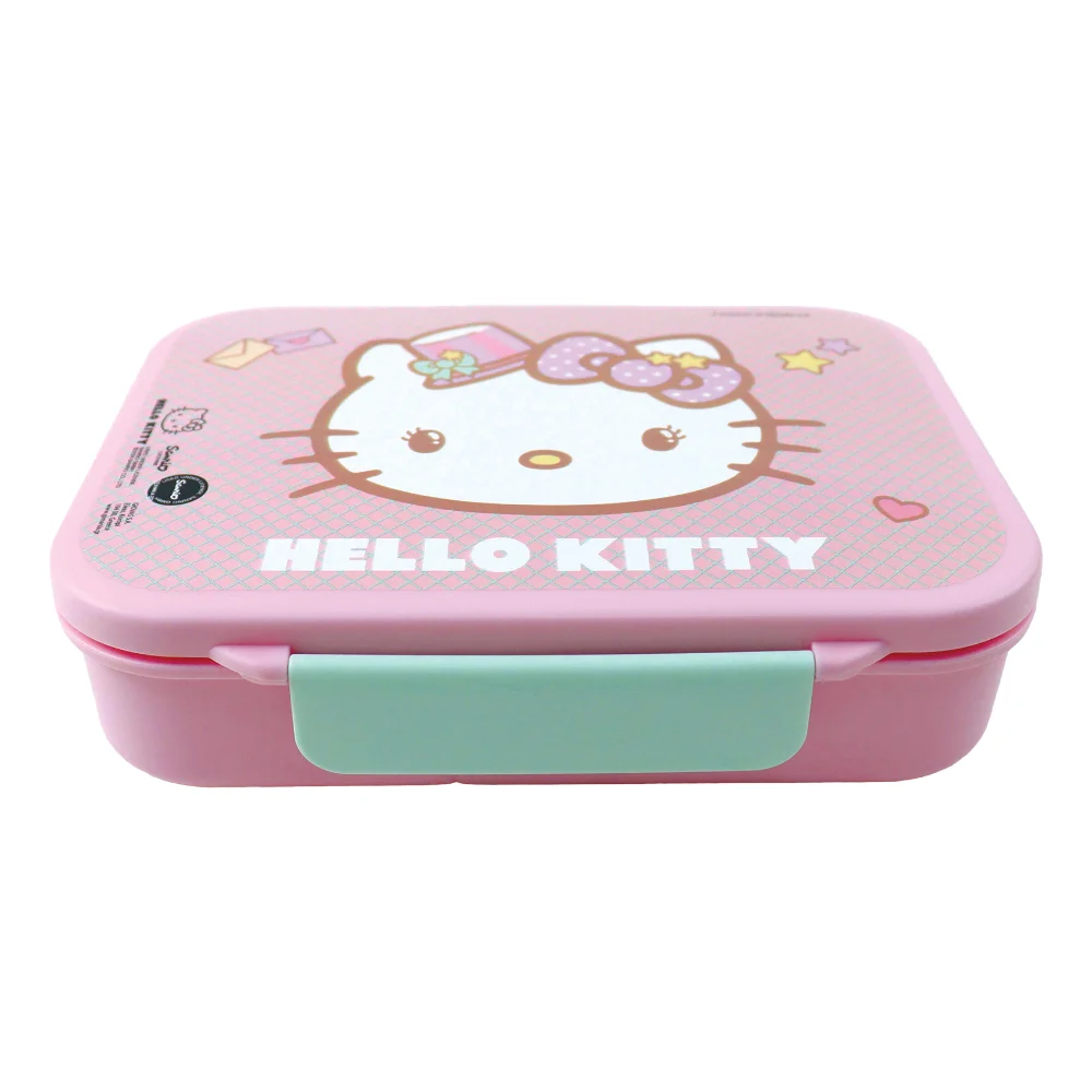 Gim Πλαστικό Δοχείο Φαγητού 3 Διαμερισμάτων Hello Kitty - 1