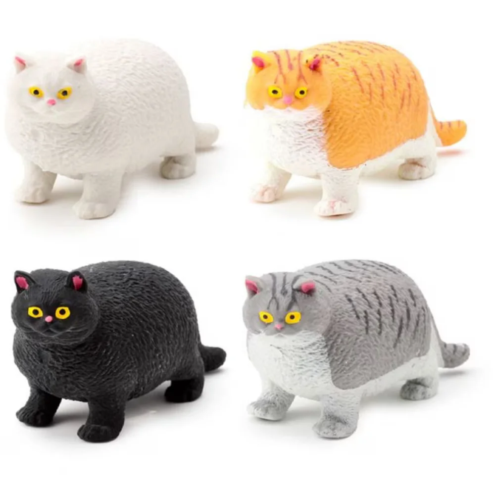 Puckator Παιχνιδάκι Stretchy Fat Cat σε 4 Σχέδια - 1