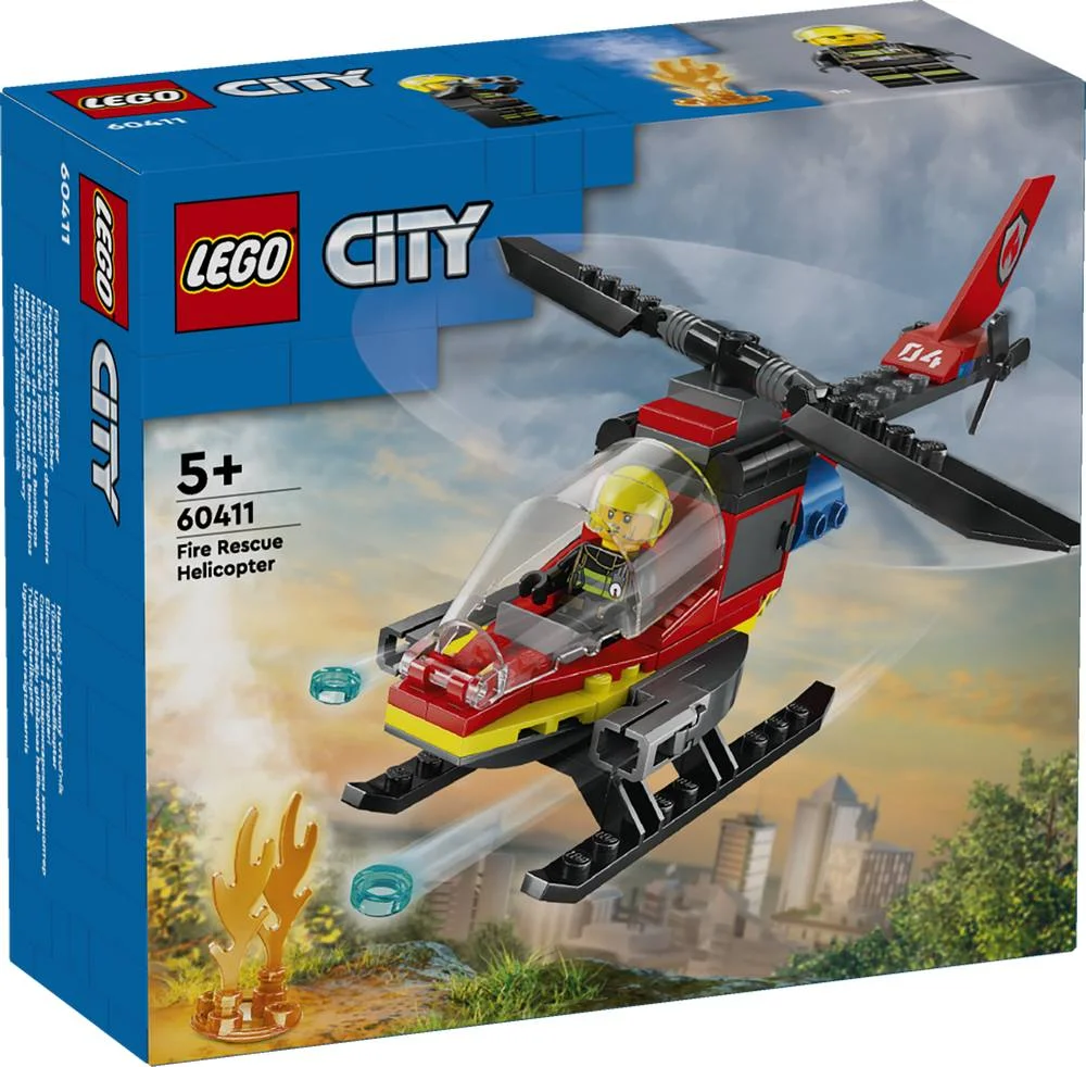 Lego City Fire Rescue Helicopter - 1