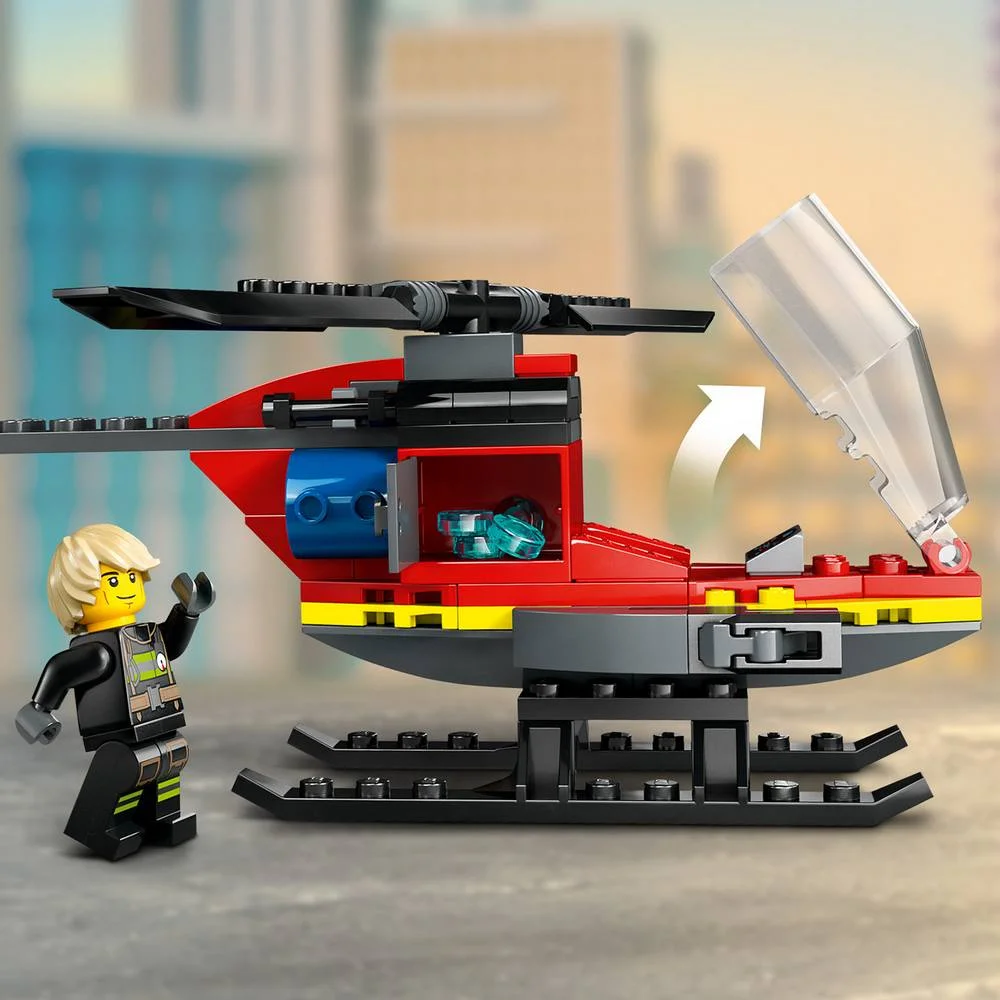 Lego City Fire Rescue Helicopter - 3