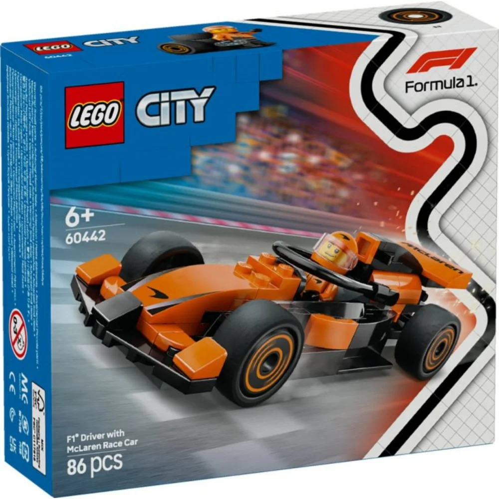Lego City F1® Driver With Mclaren Race Car - 1