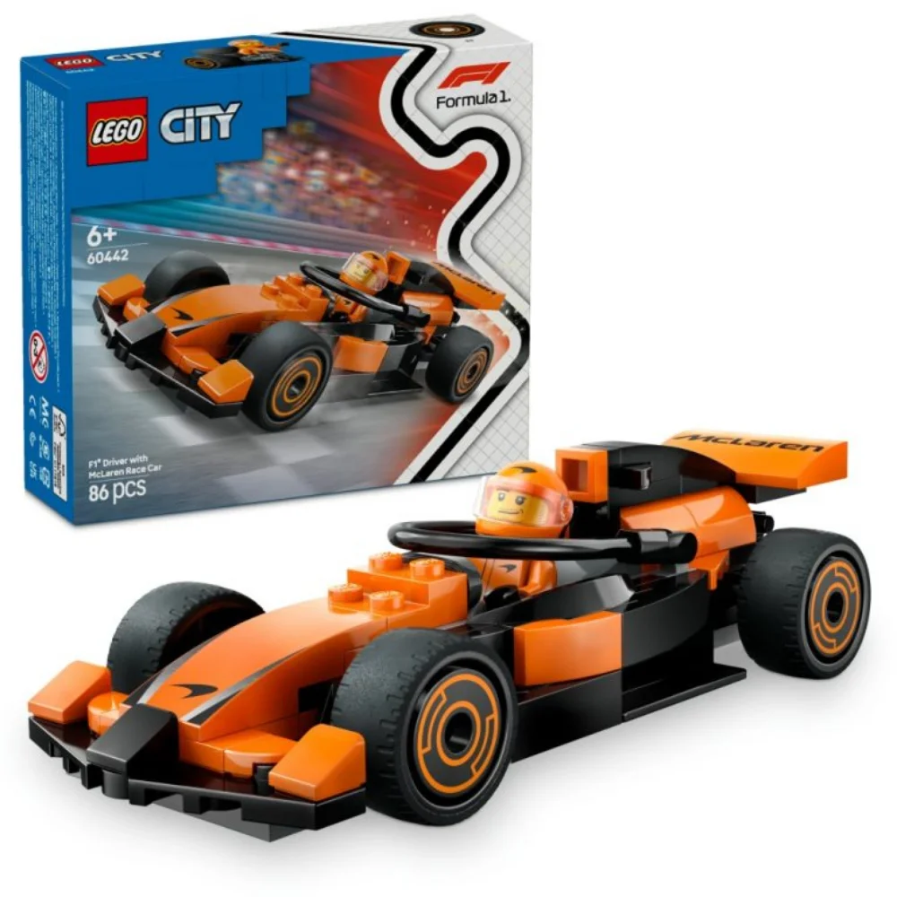 Lego City F1® Driver With Mclaren Race Car - 3