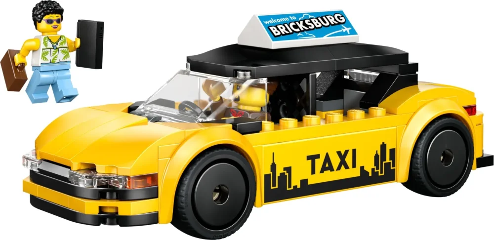 Lego City Yellow Taxi - 2