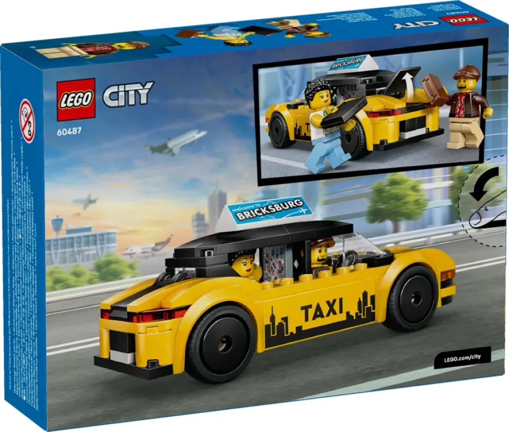 Lego City Yellow Taxi - 10