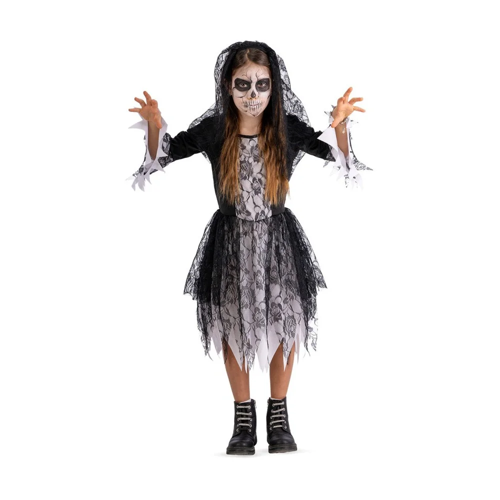 Αποκριάτικη Παιδική Στολή Halloween Νύφη Τρόμου Νο 12-13 ετών - 1