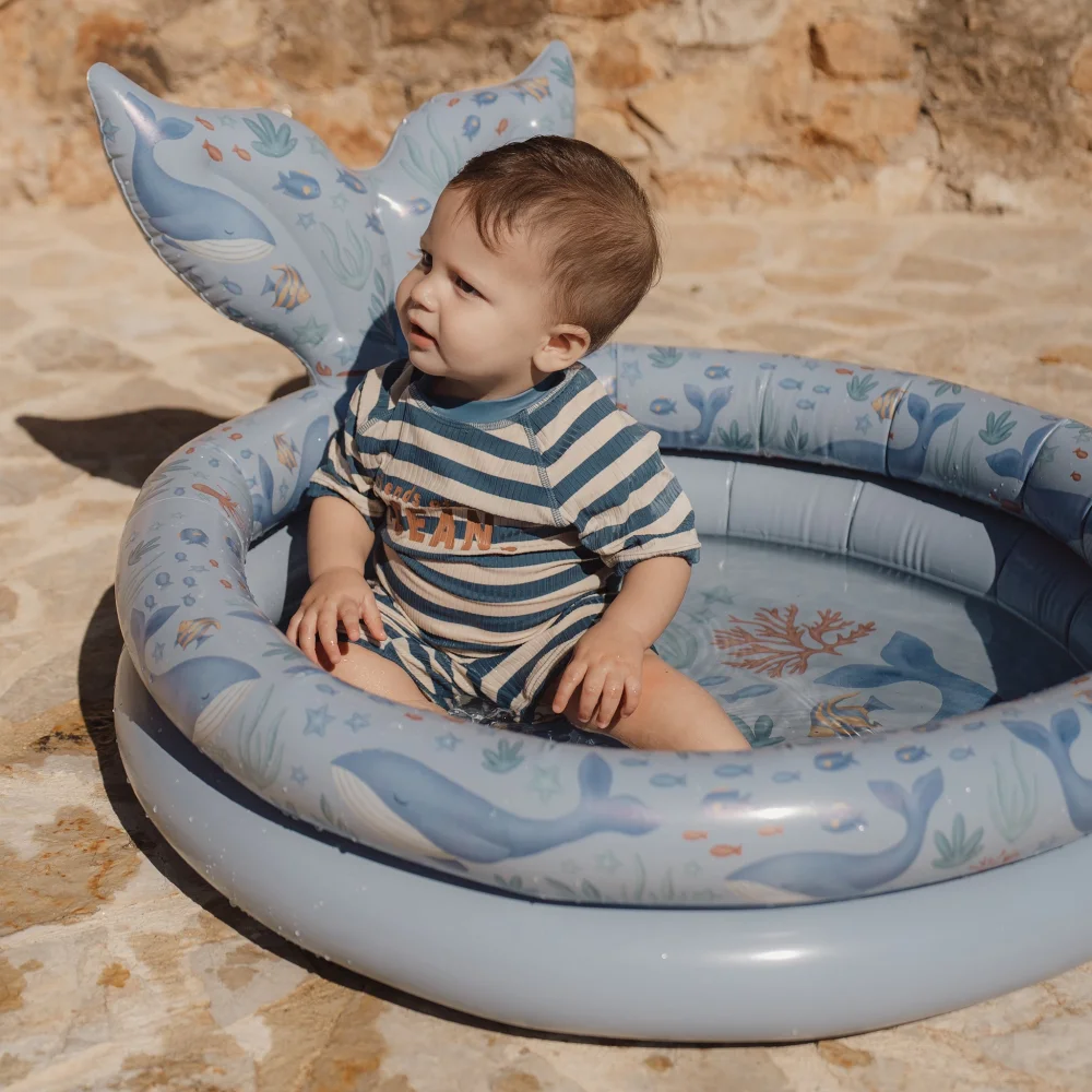 Little Dutch Φουσκωτή Πισίνα με Ουρά Φάλαινας Ocean World 80 εκ. - 7