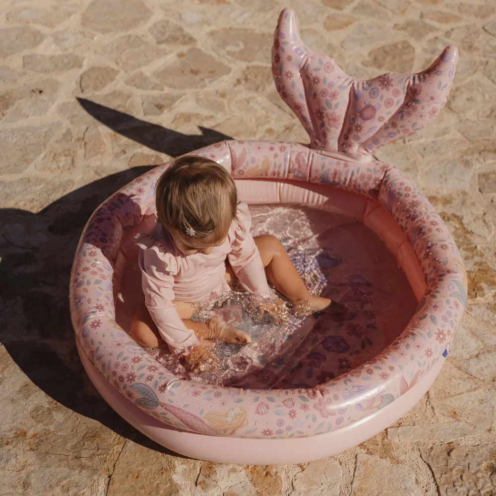 Little Dutch Φουσκωτή Πισίνα με Ουρά Γοργόνας Dreamy Mermaid 80 εκ. - 7
