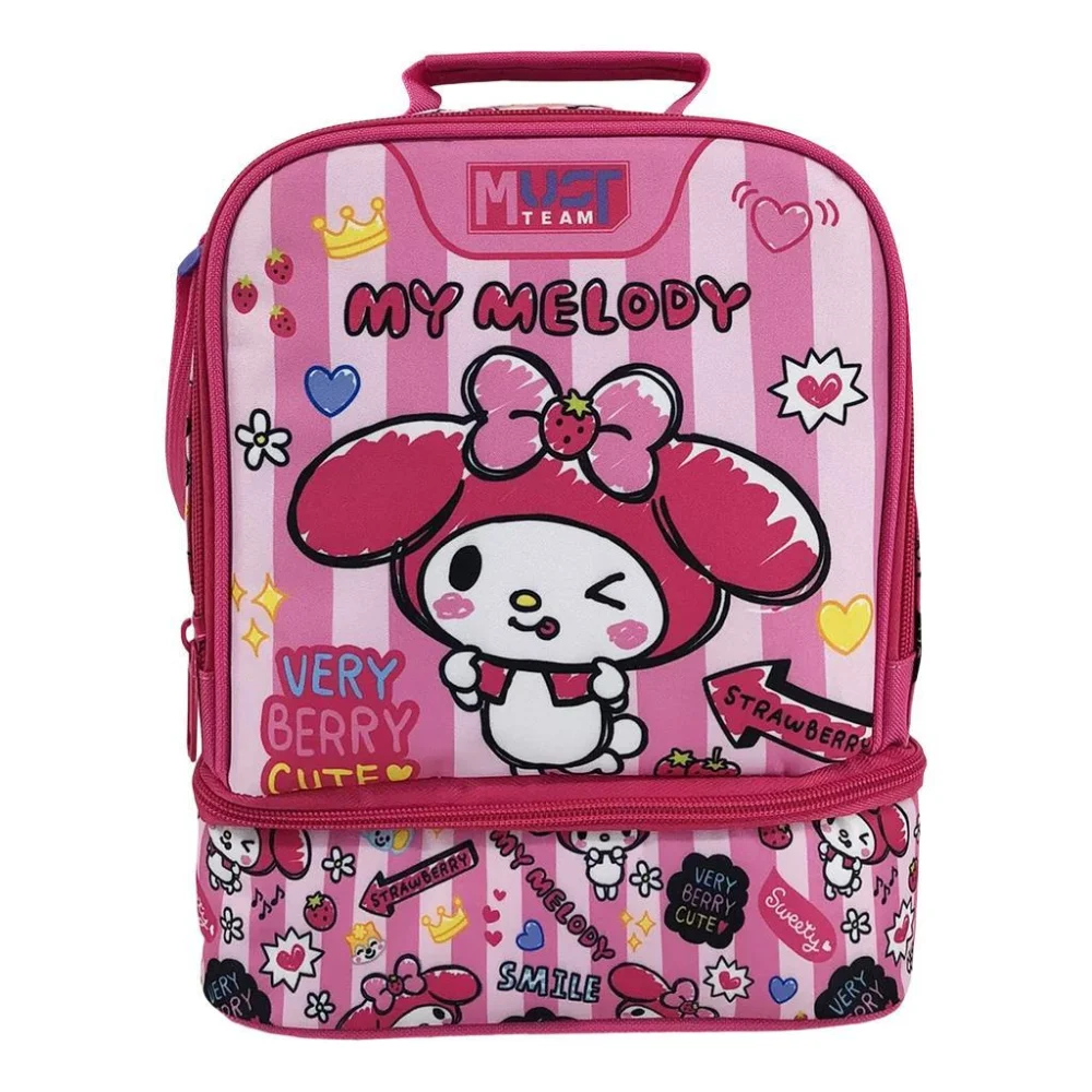 Must Team Τσαντάκι Φαγητού Ισοθερμικό My Melody Pink Bow 2 Θήκες - 1