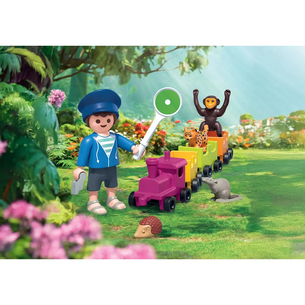 Playmobil Animals & Friends Βόλτα με Τρενάκι - 4