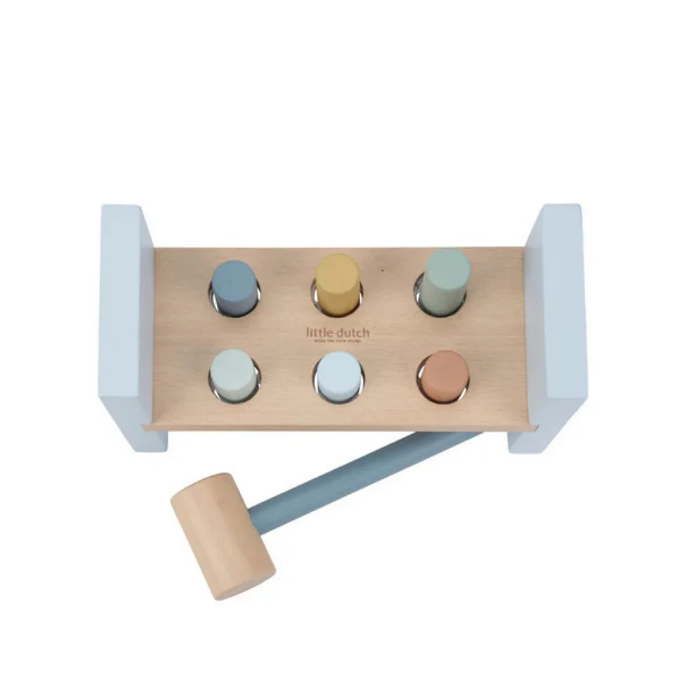 Little Dutch Ξύλινο Παιχνίδι Αντιστοίχισης με Σφυρί Forest Friends - 2