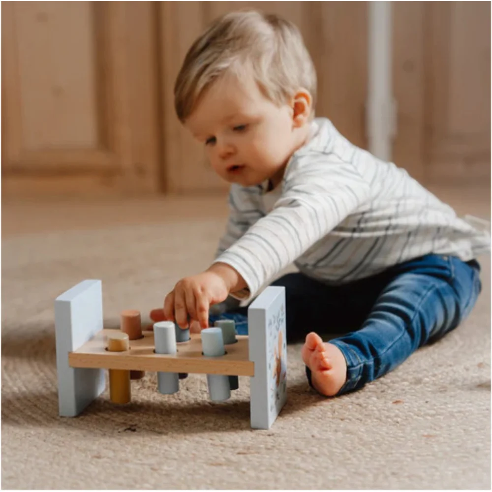 Little Dutch Ξύλινο Παιχνίδι Αντιστοίχισης με Σφυρί Forest Friends - 6