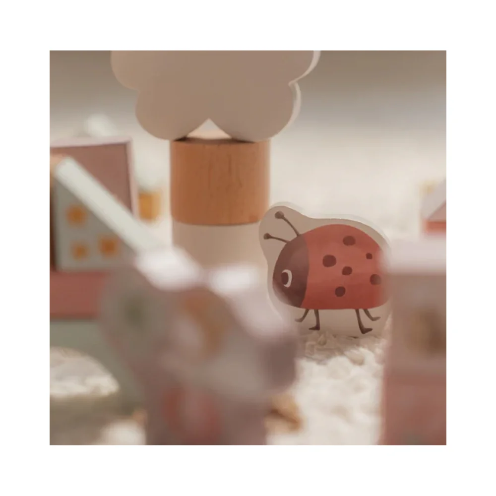 Little Dutch Σετ Ξύλινα Τουβλάκια Fairy Garden - 4