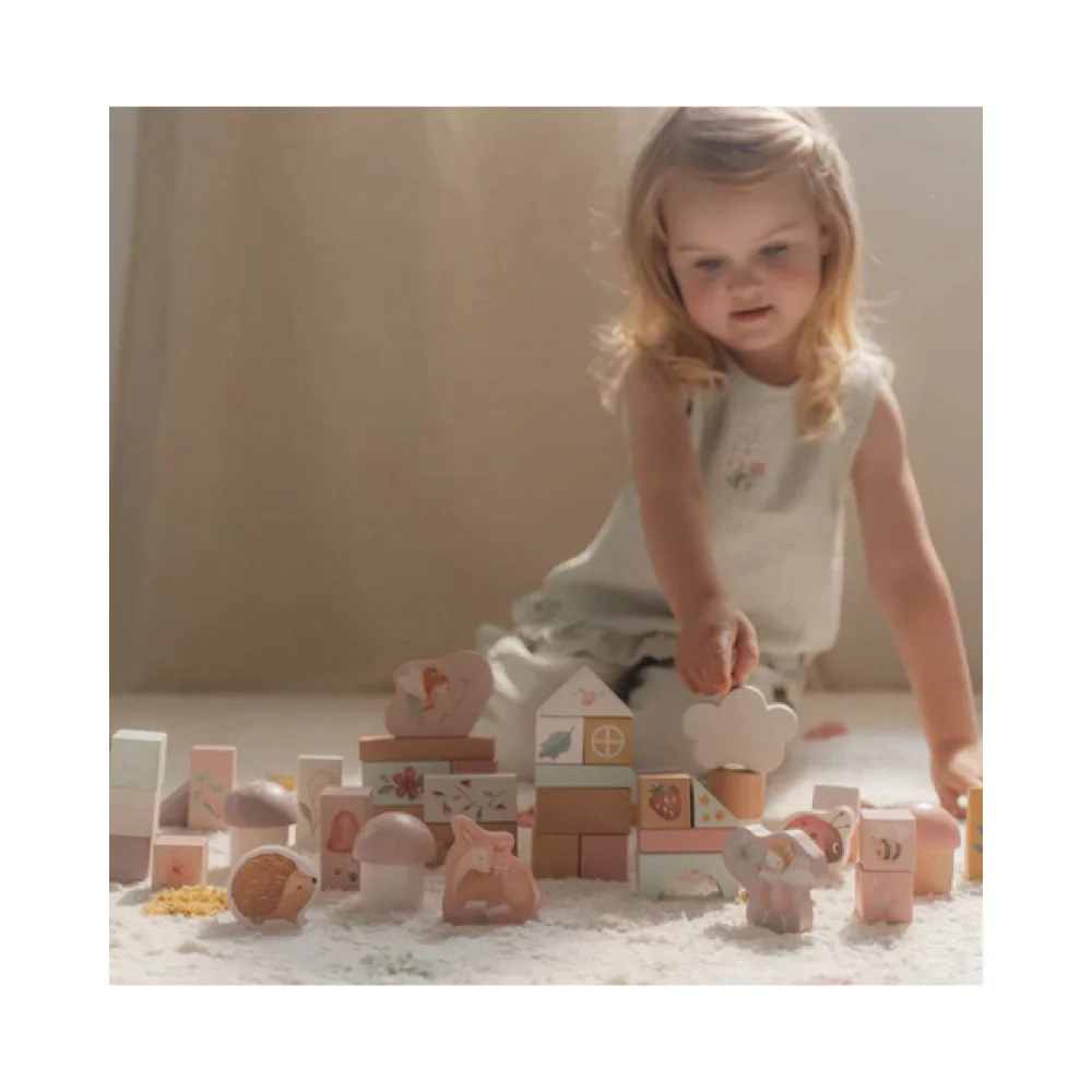 Little Dutch Σετ Ξύλινα Τουβλάκια Fairy Garden - 5