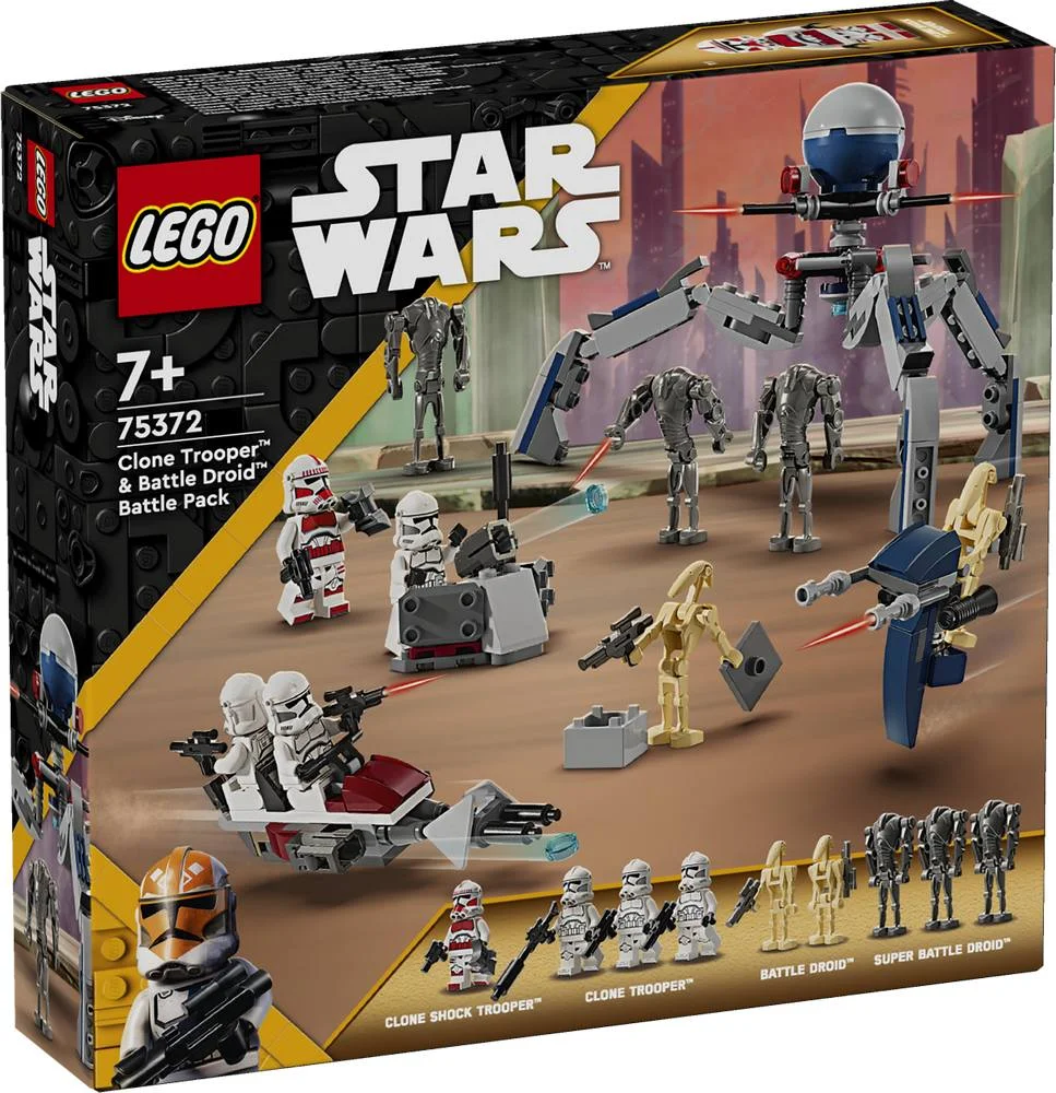 Lego Star Wars Clone Trooper & Battle Droid Battle Pa - 1