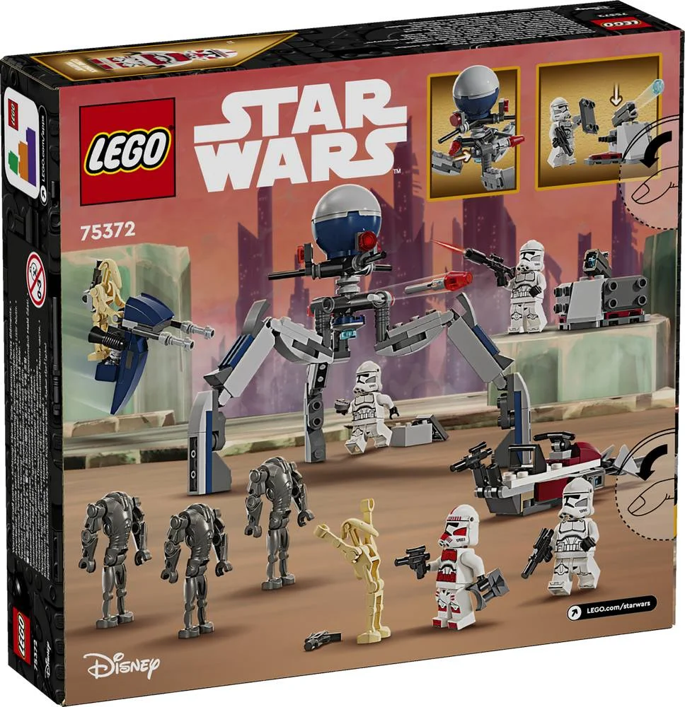 Lego Star Wars Clone Trooper & Battle Droid Battle Pa - 2