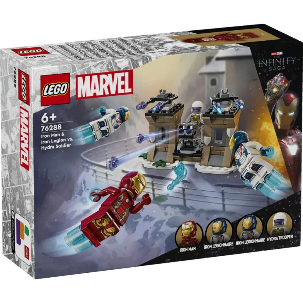 Lego Marvel Iron Man & Iron Legion VS. Hydra Soldier - 1