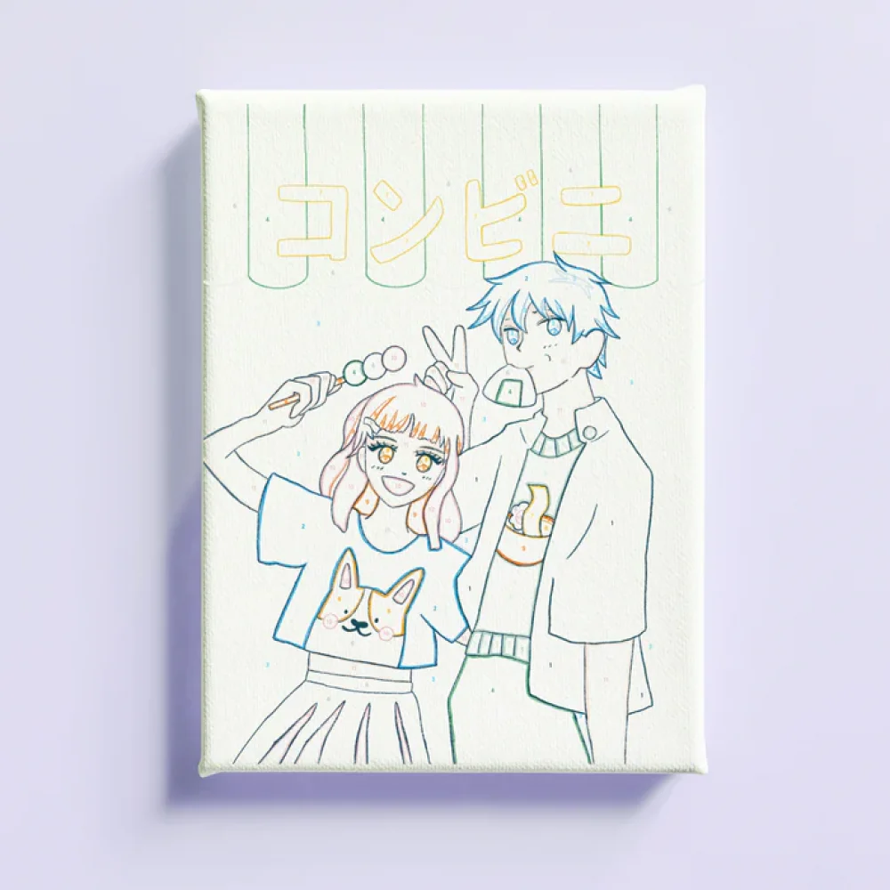 Petit Pinceau Σετ Ζωγραφικής με Αριθμούς Konbini - 2