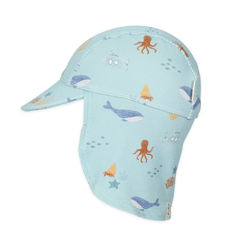 Little Dutch Παιδικό Καπέλο Ήλιου Ocean Friends Νο 3 (48,5-50 εκ.) - 2