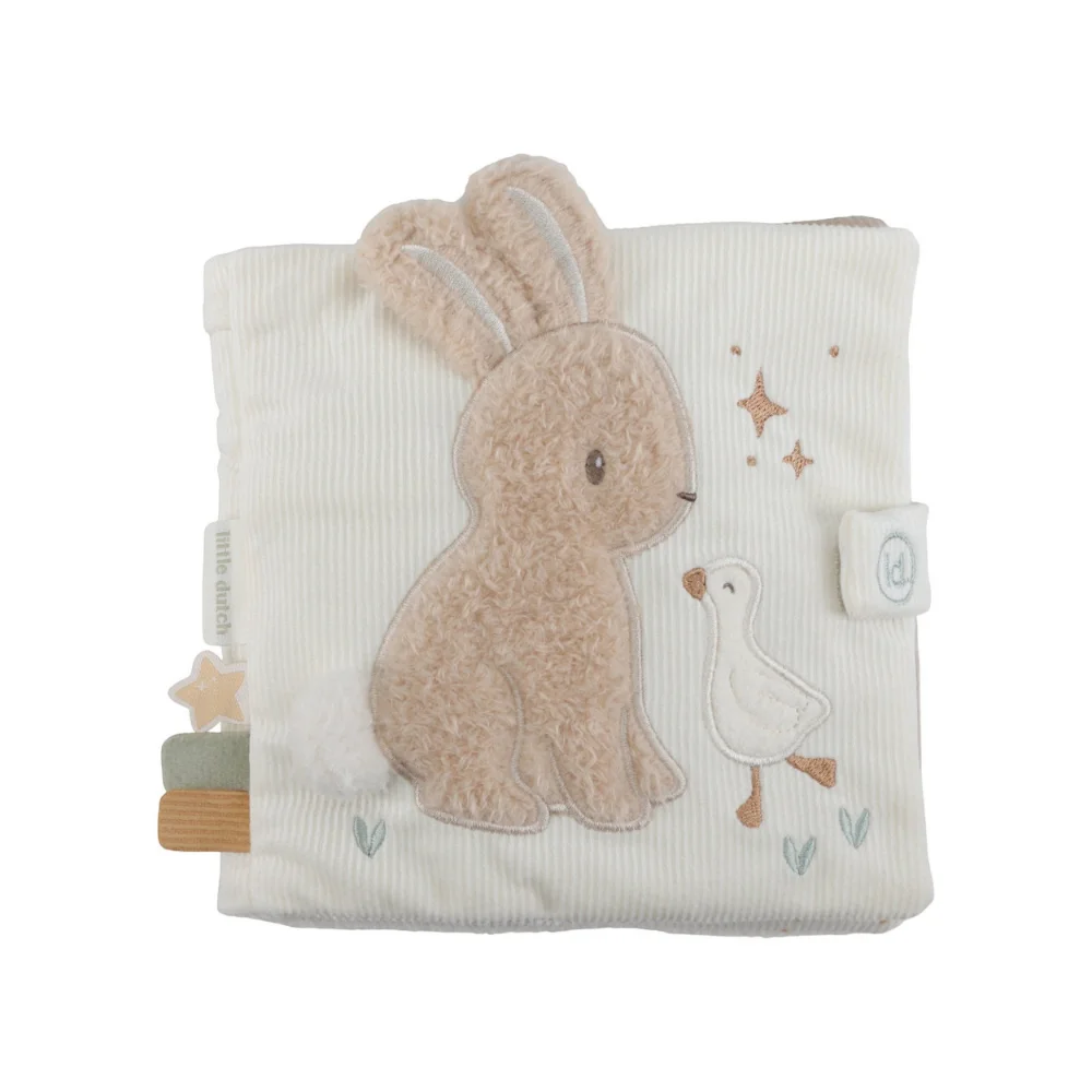 Little Dutch Υφασμάτινο Βιβλιαράκι Δραστηριοτήτων Newborn Naturals - 1