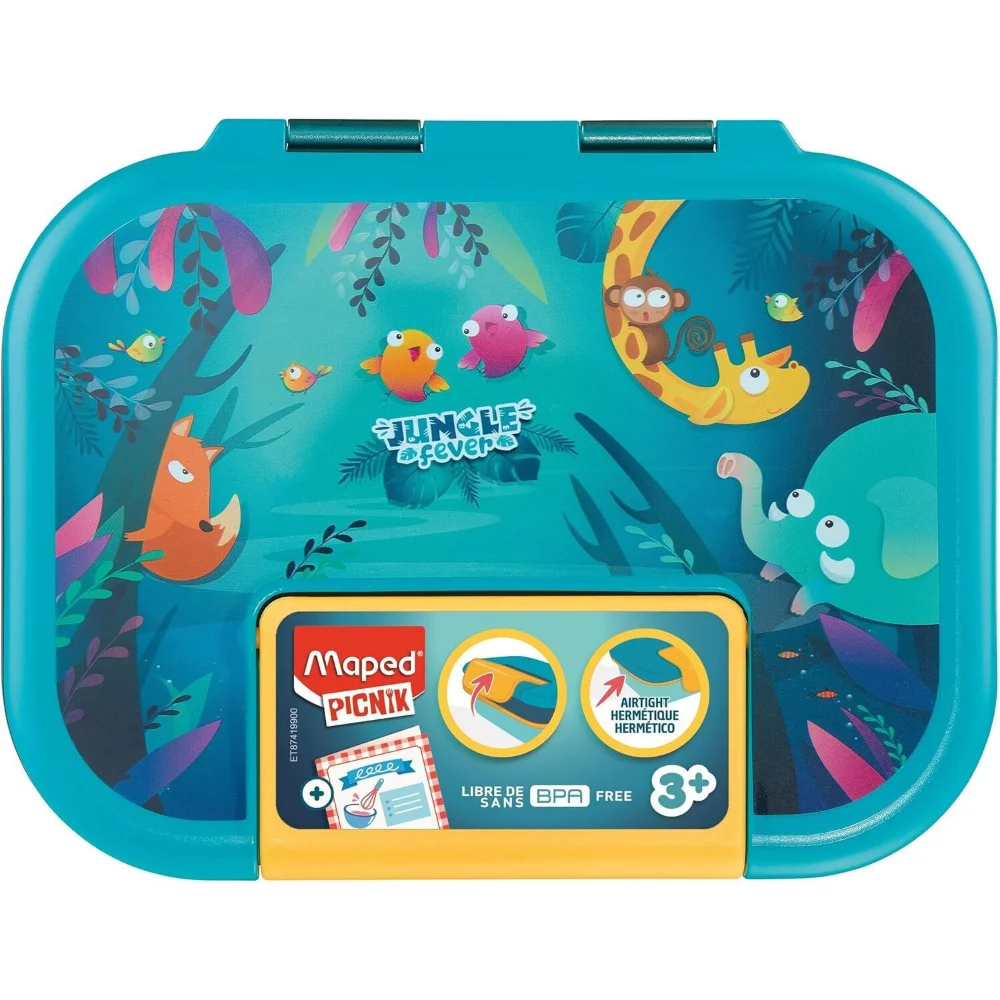 Maped Picnic Φαγητοδοχείο Ecozen Miniz Jungle Fever 900ml - 1