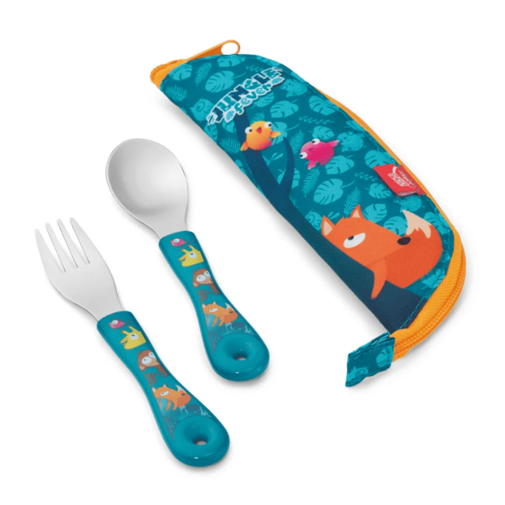 Maped Picnik Πηρούνι και Κουτάλι σε Θήκη Jungle Fever - 1