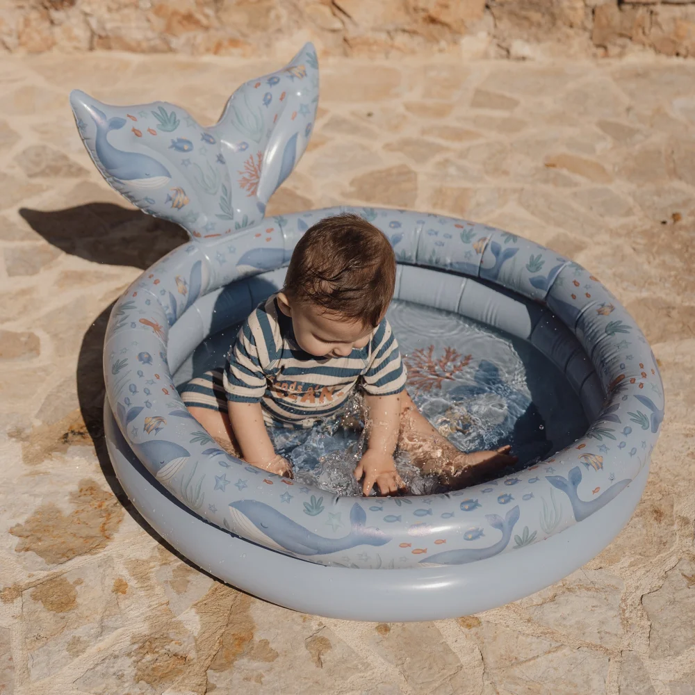 Little Dutch Φουσκωτή Πισίνα με Ουρά Φάλαινας Ocean World 80 εκ. - 9