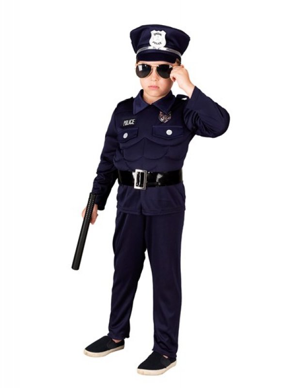 Στολή Muscle Policeman Νο 2 ετών