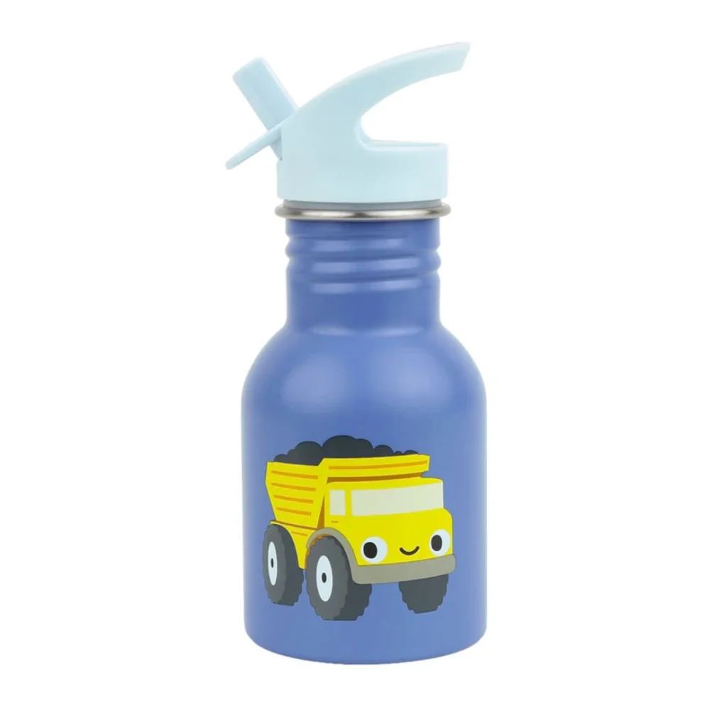 A Little Lovely Company Μπουκάλι από Ανοξείδωτο Ατσάλι Dump Truck 350ml - 1