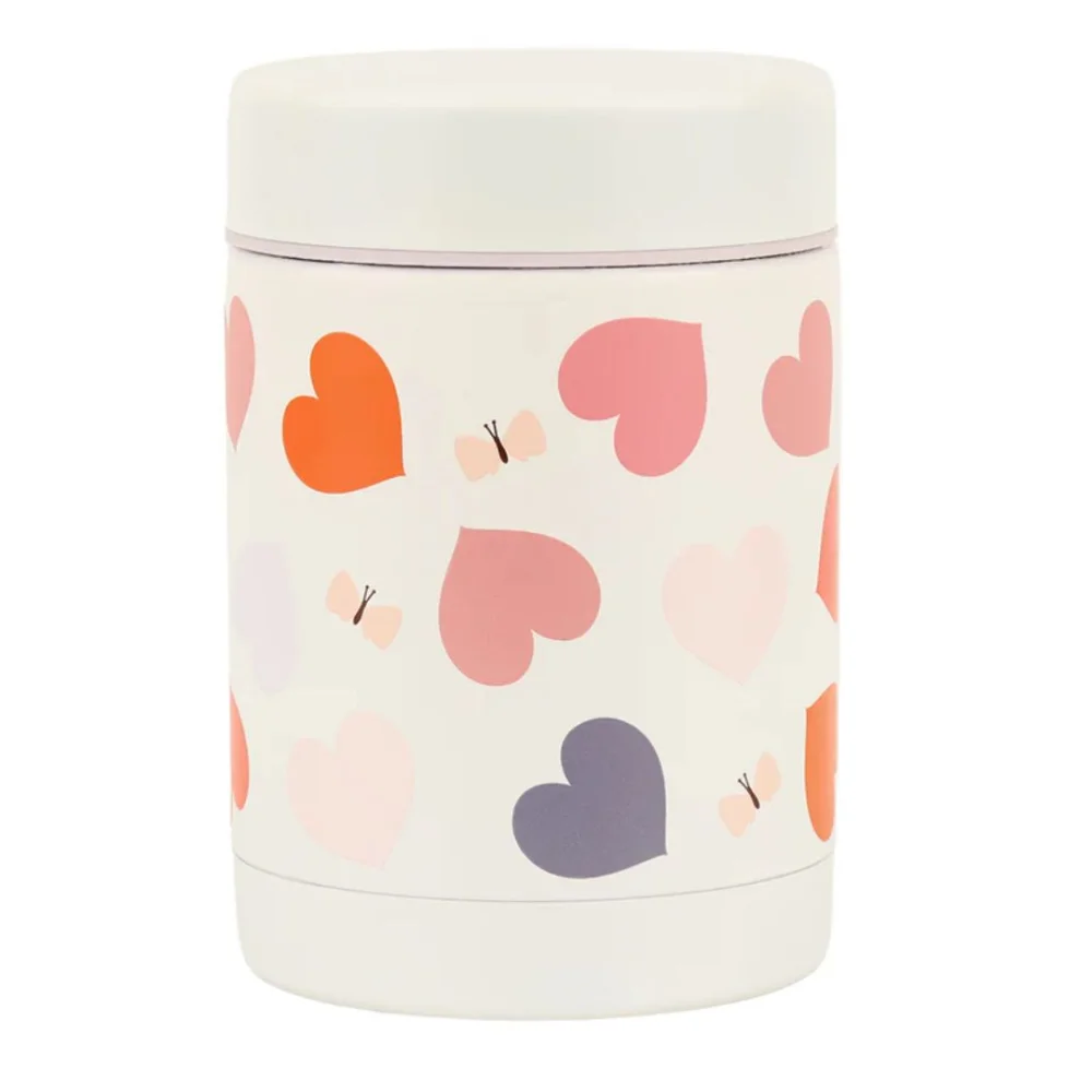 A Little Lovely Company Θερμός Φαγητού Ανοξείδωτο Ατσάλι Hearts 300ml - 2